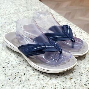 Women's pre-owned Cloud Steppers Clarks sandal shoes size US 11 M EUC